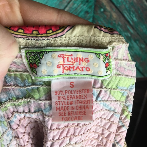 Flying Tomato Strapless Top - Picture 2 of 6